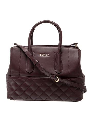 Furla Leather Top Handle Bag