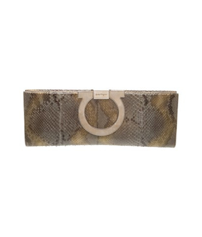 Salvatore Ferragamo Ferragamo Gancini Clutch Vintage