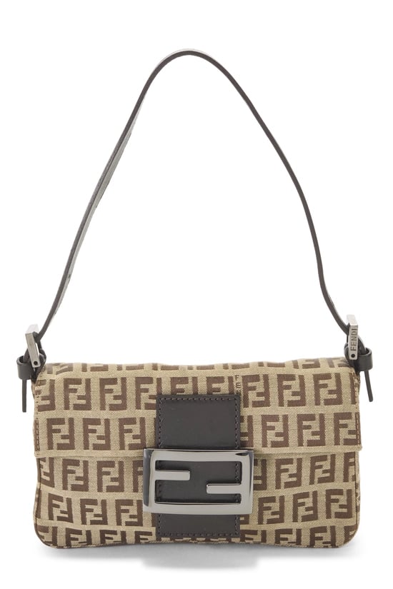 Brown Zucchino Canvas Baguette Mini