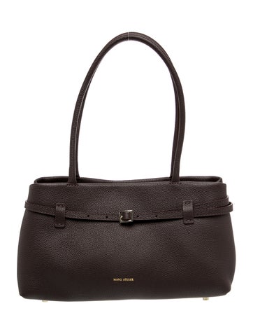 Manu Atelier Leather Shoulder Bag