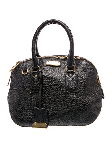 Leather Top Handle Bag
