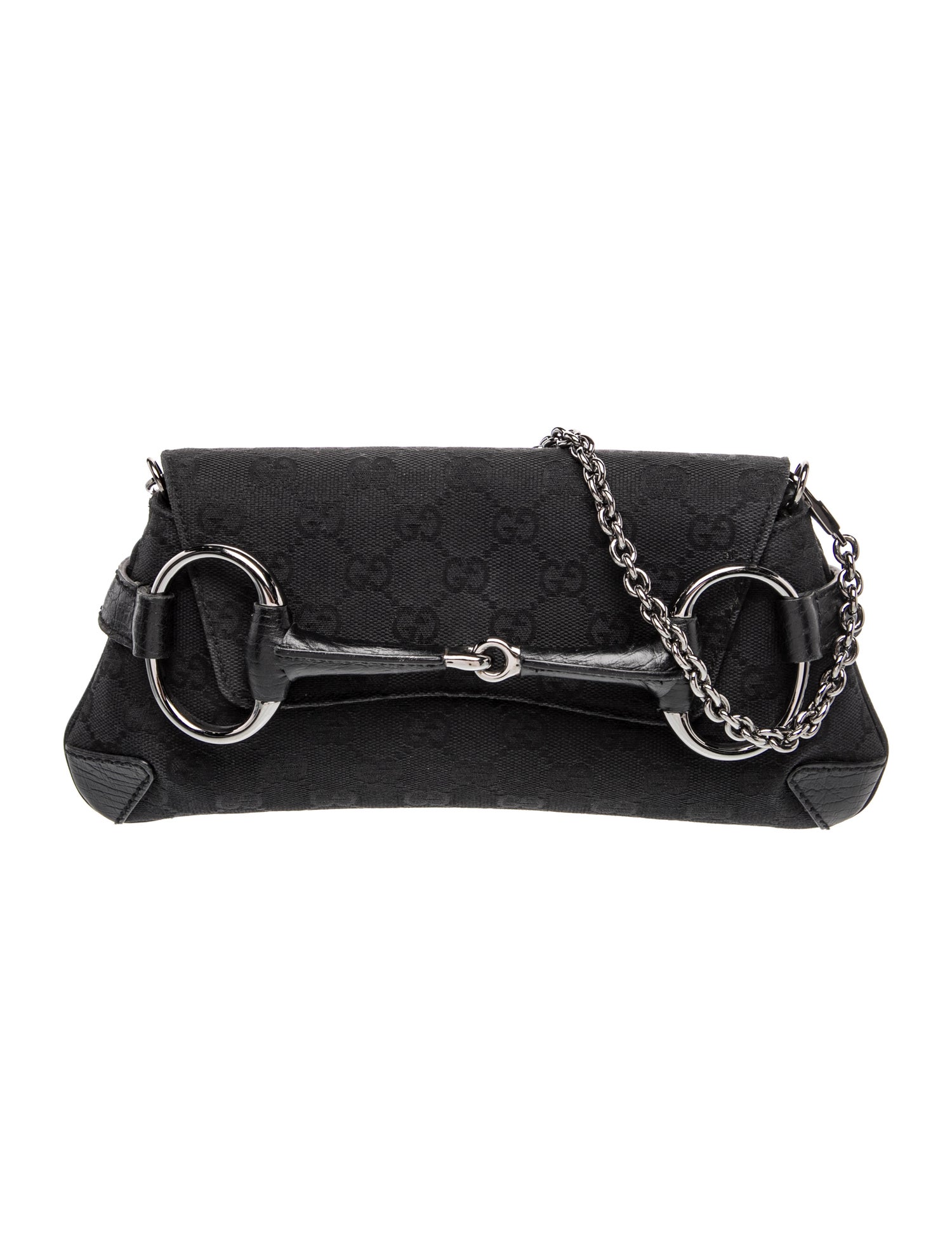 Gucci GG Canvas Horsebit Chain