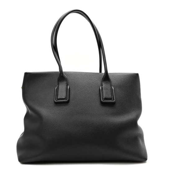 Bottega Veneta Grained Calfskin Saint Germain Medium Tote Black