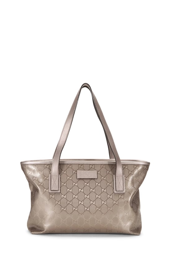Purple GG Imprime Supreme Tote Small