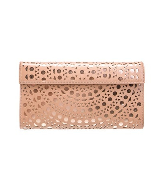 Alaia Leather Clutch