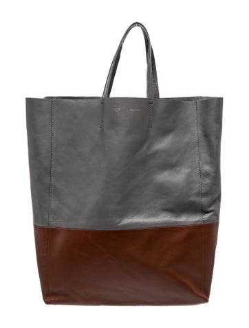 Leather Vertical Cabas