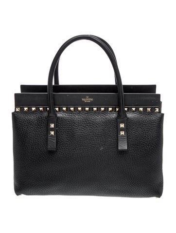 Rockstud Top Handle Bag