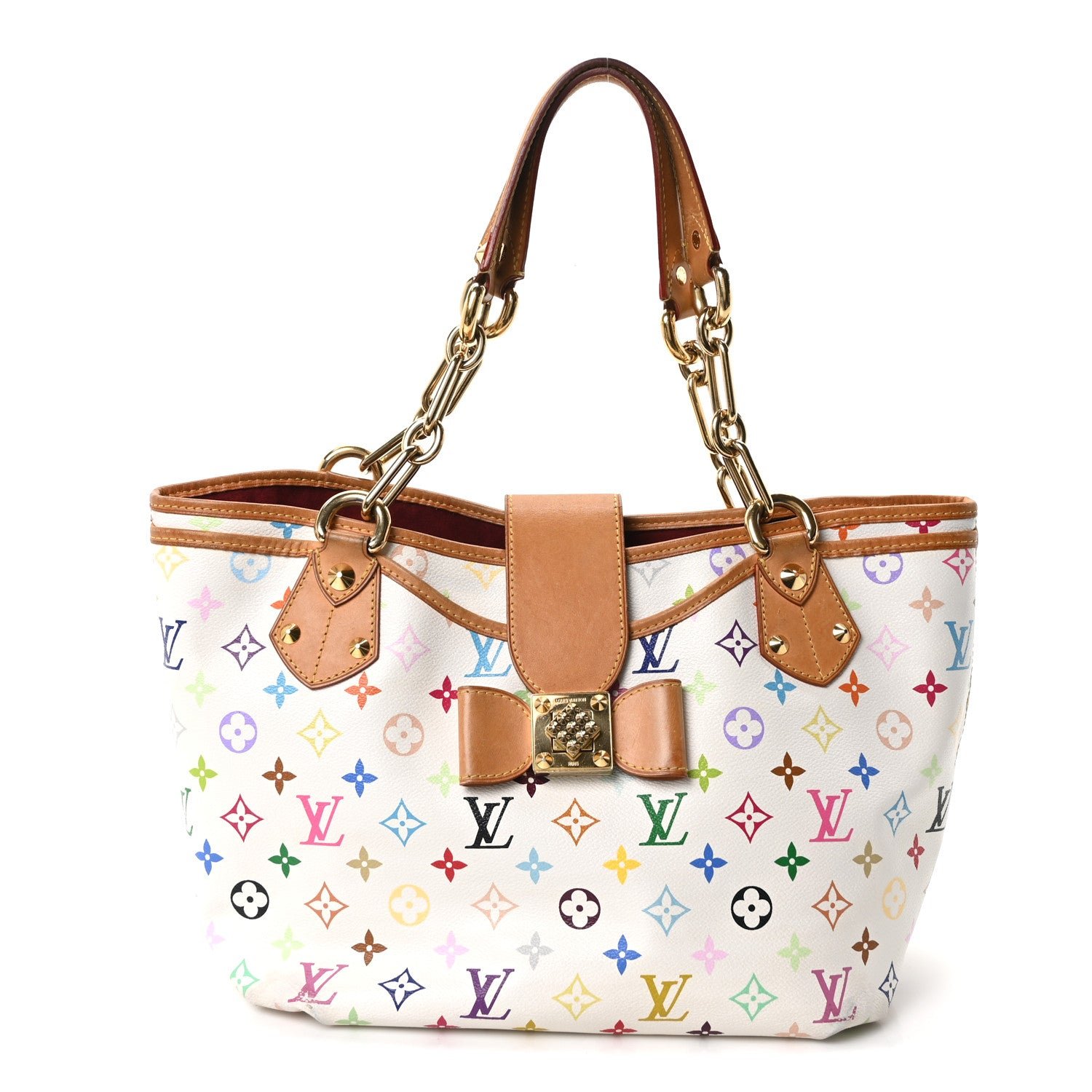 Louis Vuitton Monogram Multicolor Annie GM White