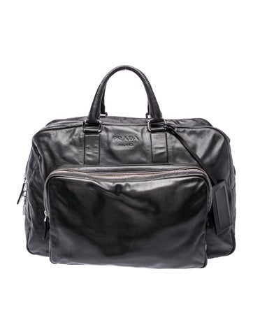 Soft Calf Leather Weekender Bag