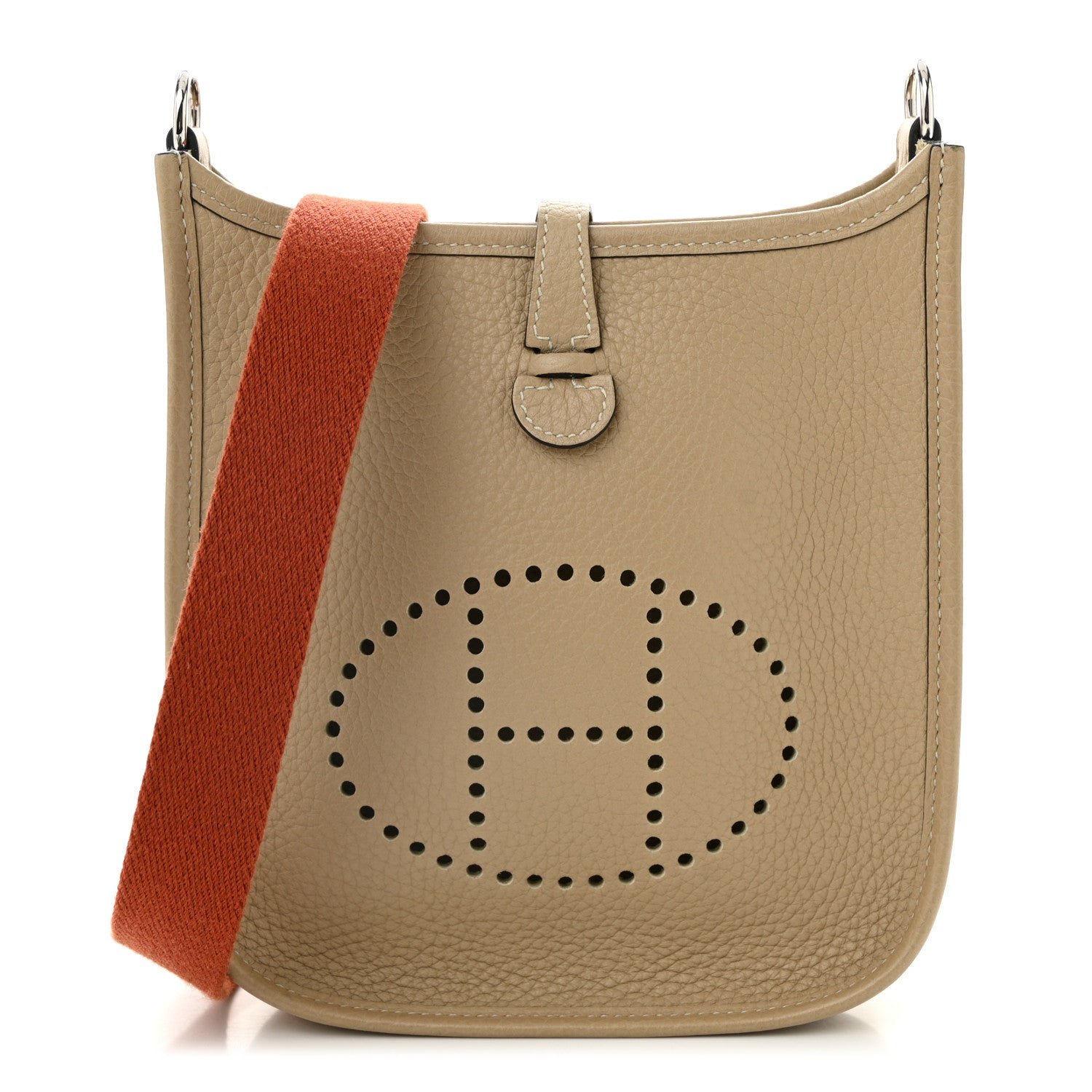 Hermes Taurillon Clemence Amazone Evelyne TPM Trench Cuivre