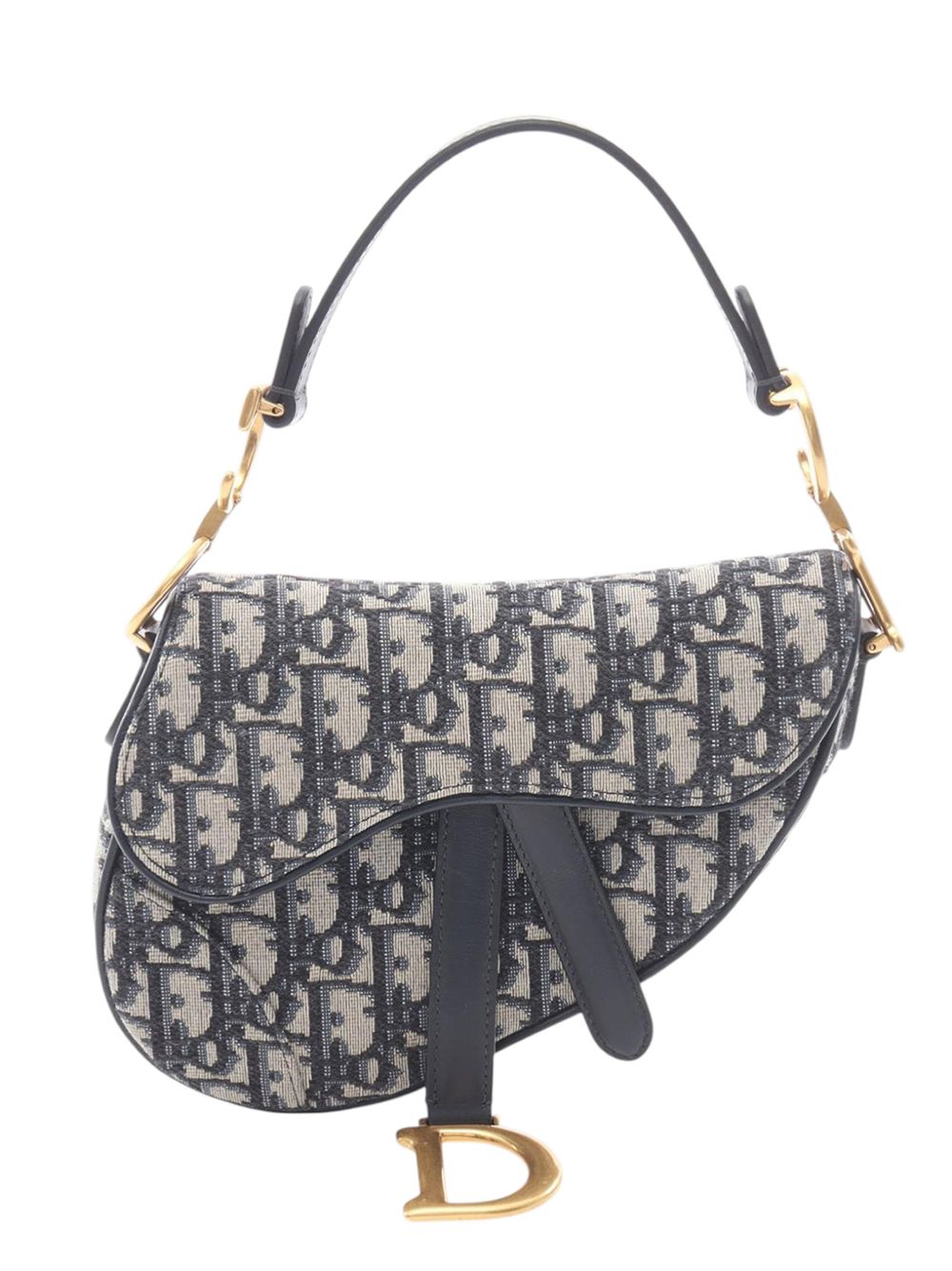 Dior 2010-2026 Oblique Canvas Saddle Bag satchel