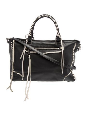 Leather Top Handle Bag