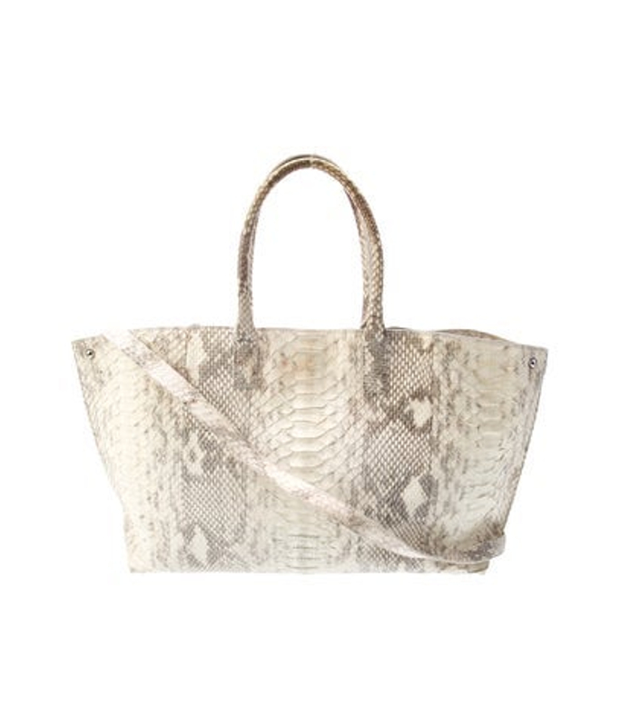 Akris Python Top Handle Bag