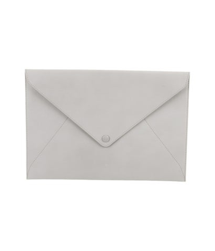 Delvaux Leather Clutch