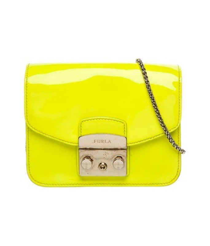Furla Patent Leather Crossbody Bag