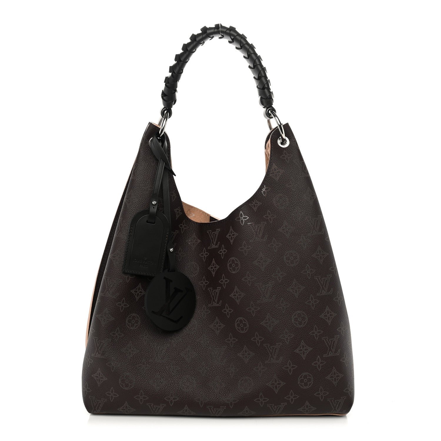 Louis Vuitton Mahina Carmel Hobo Chocolate
