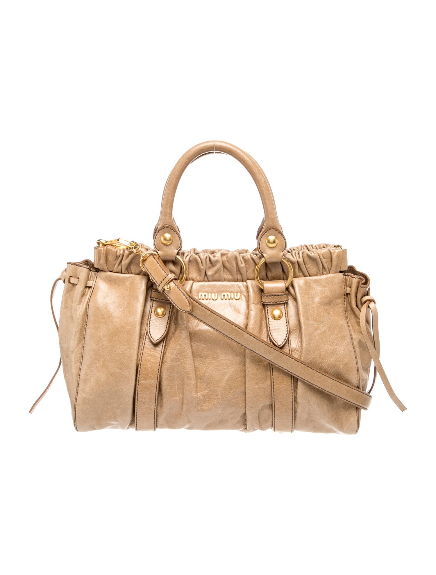 Leather Top Handle Bag