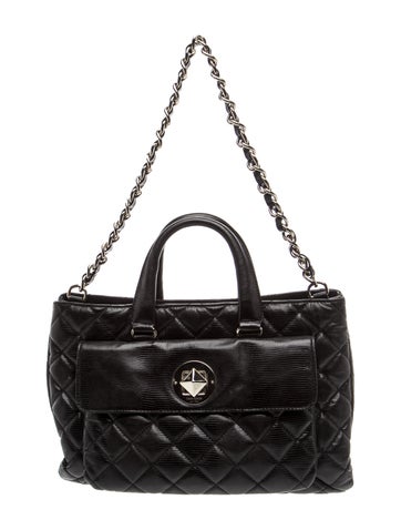 Leather Top Handle Bag