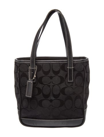 Coach Canvas Top Handle Bag