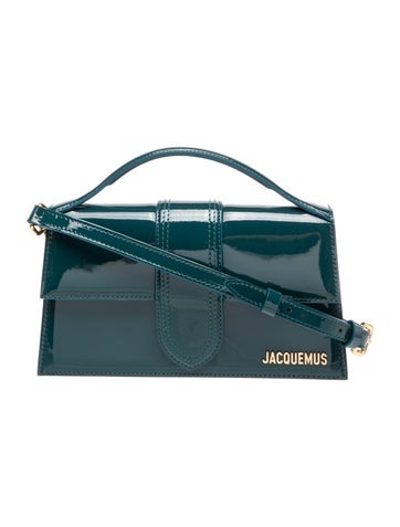 Jacquemus Patent Leather Top Handle Bag