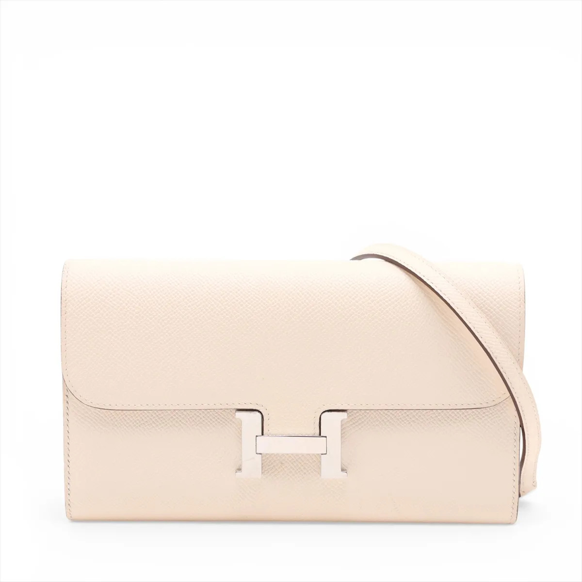 Hermès Constance Long Togo Veau Epsom Nata Silver Metal Fittings