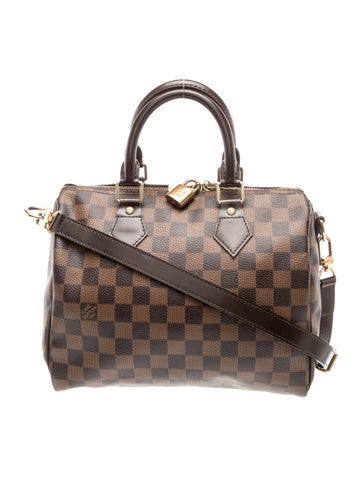 Louis Vuitton Damier Ebene Speedy Bandouliere 25