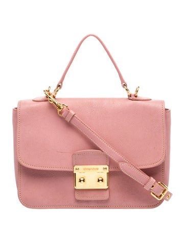 Leather Top Handle Bag