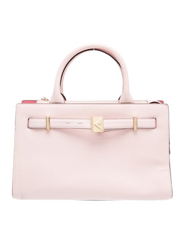 Leather Top Handle Bag