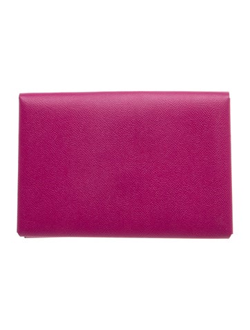 Hermes Epsom Calvi GM Pouch w/Tags