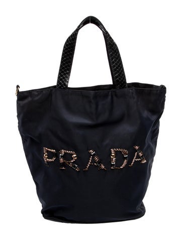 Prada Tessuto Nylon Top Handle Bag Vintage