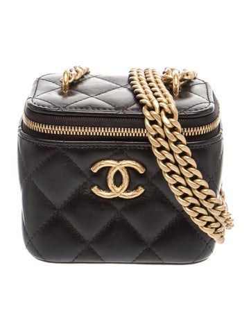 Mini Pillow Crush Vanity Case w/ Chain