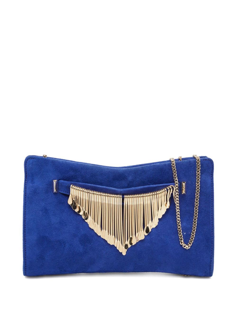 suede clutch bag