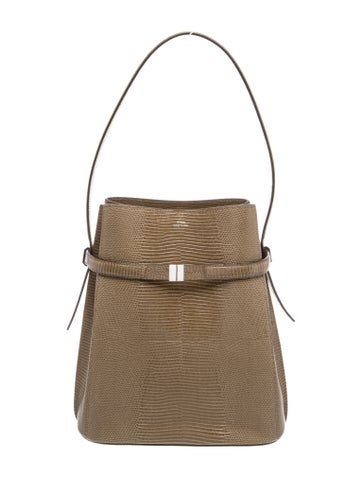 Embossed Leather Belted