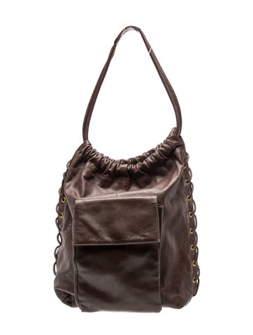 Leather Bucket Bag