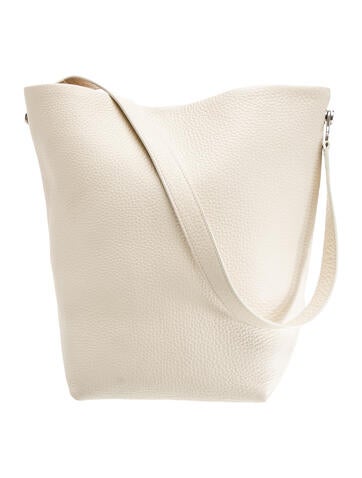 The Row Leather N/S Hook Tote