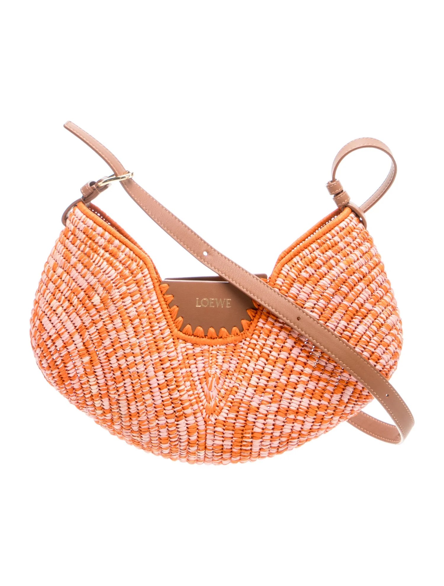 Raffia Calfskin Trimmed Raffia Swing Bag Medium 2026