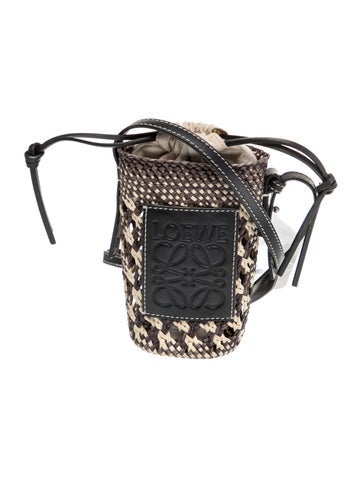 Raffia Bucket Bag