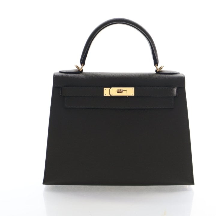 Hermes Vert Gris Epsom Sellier Kelly 28