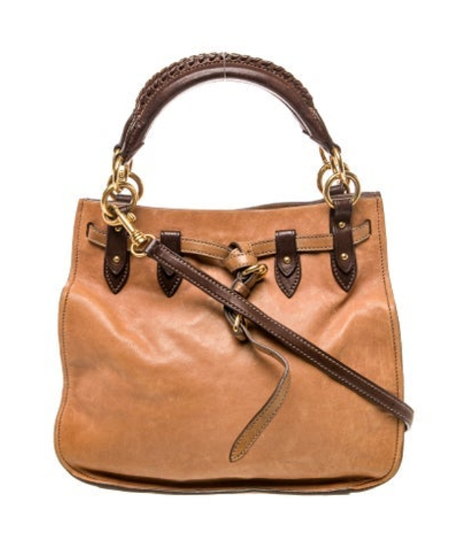 Miu Miu Miu Leather Top Handle Bag