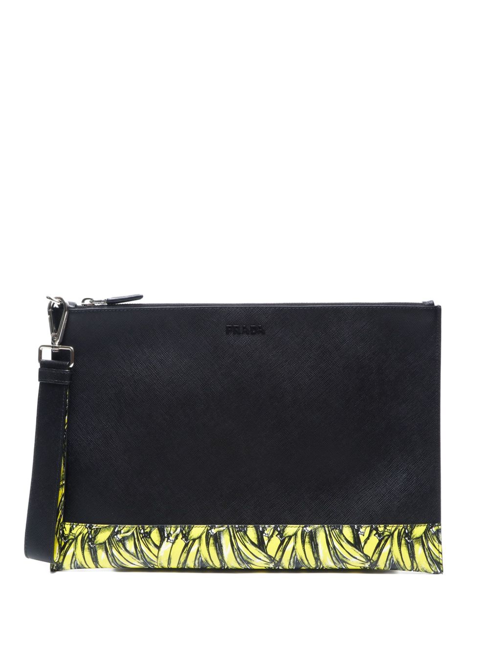 2020 Banana-print clutch bag