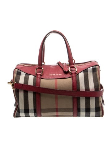 House Check Top Handle Bag