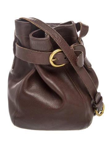 Leather Bucket Bag
