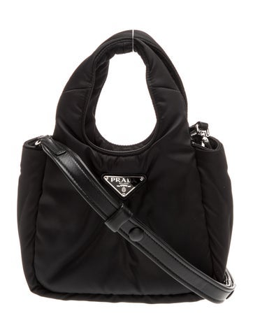 Tessuto Nylon Top Handle Bag