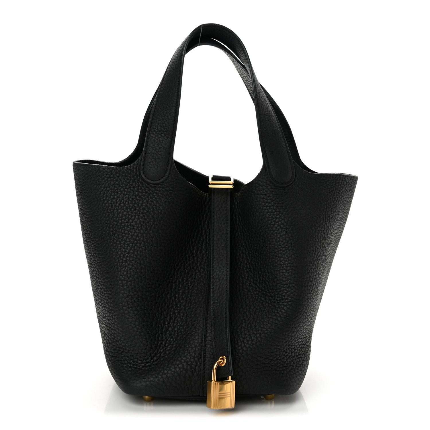 Hermes Hermes Taurillon Clemence Picotin Lock 18 PM Black