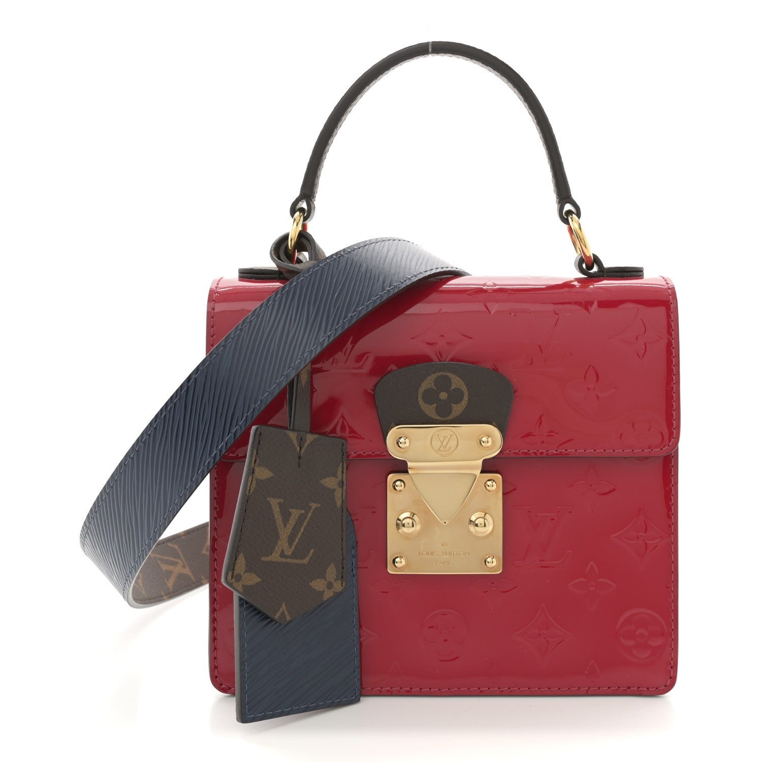 Louis Vuitton Vernis Epi Monogram Spring Street Scarlet