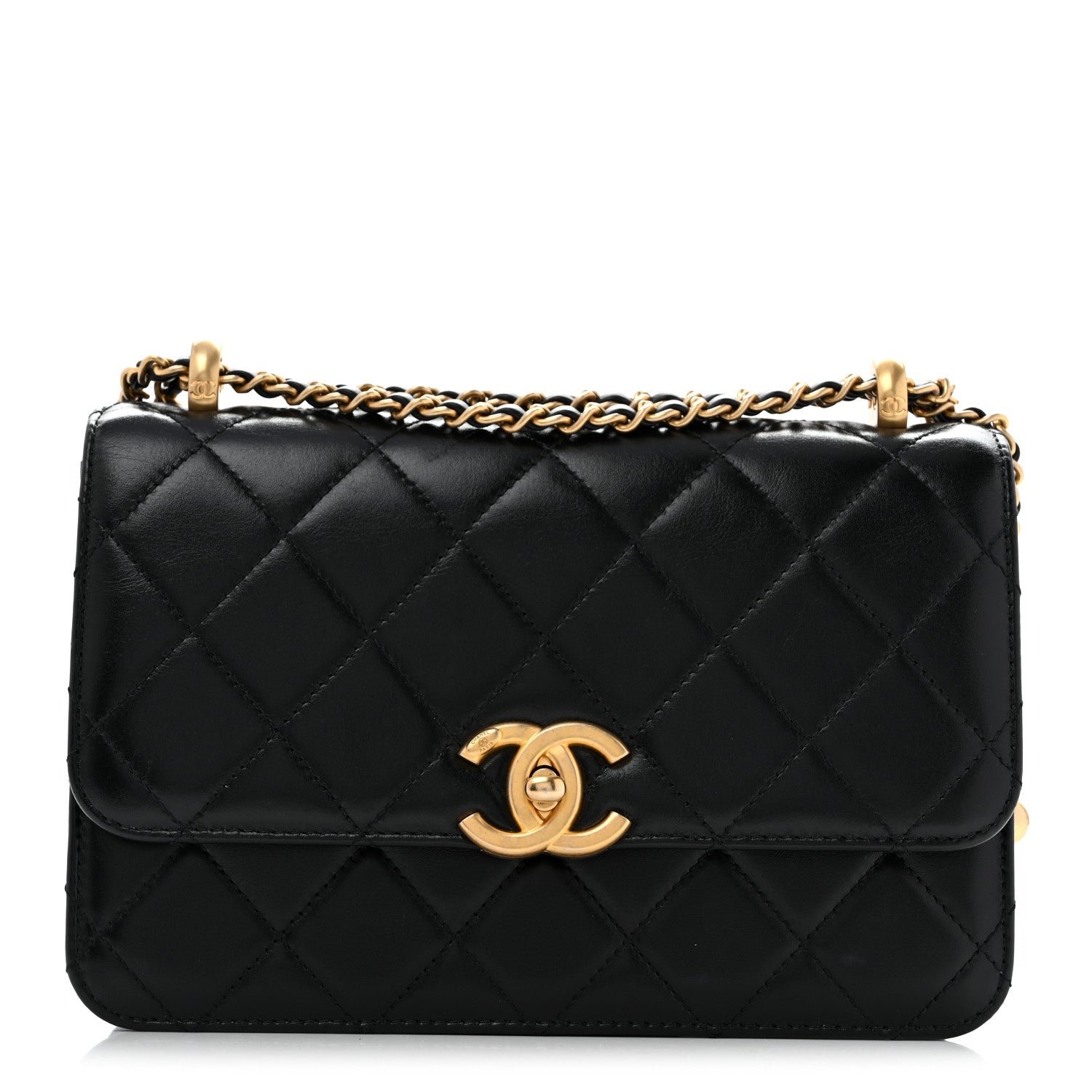 Chanel Calfskin Quilted Perfect Fit Flap Black