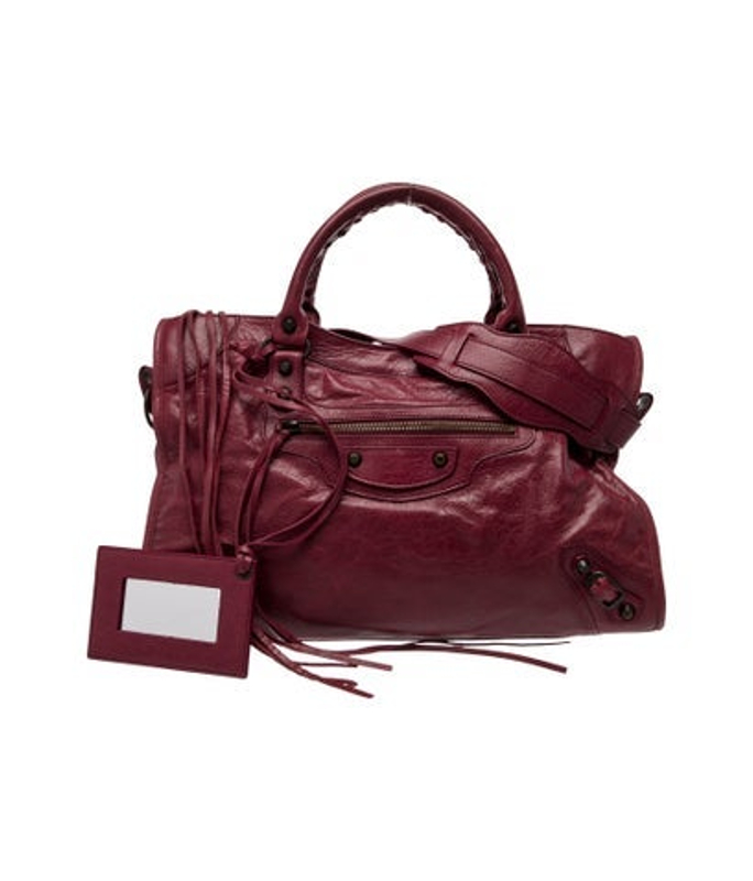 Balenciaga Leather Motocross Classic City