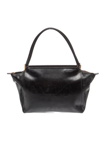 City Calf Leather Shoulder Bag