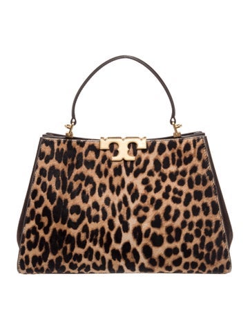 Calf Hair Top Handle Bag