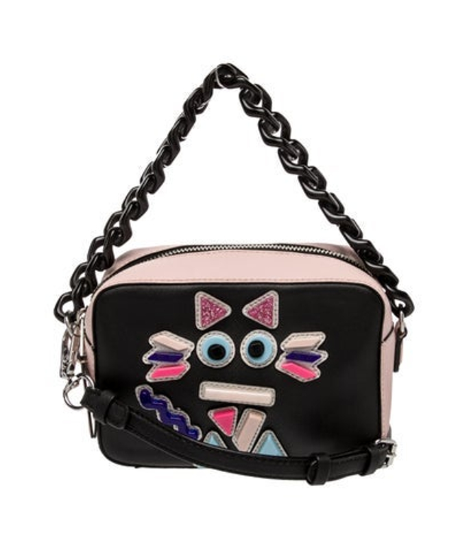 Karl Lagerfeld Lagerfeld Leather Top Handle Bag